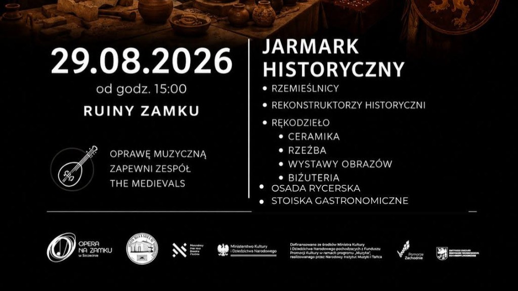 Historyczny jarmark w Dobrej. Ruiny zamku zamienią się w średniowieczne miasteczko