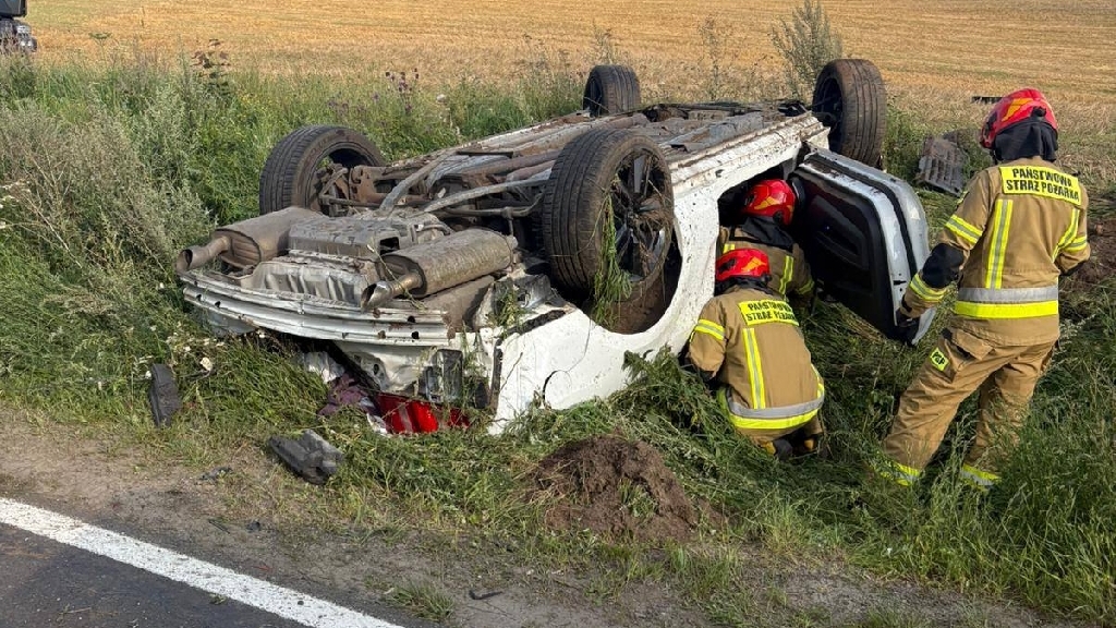 Wypadek na dwudziestce między Drawskiem a Węgorzynem