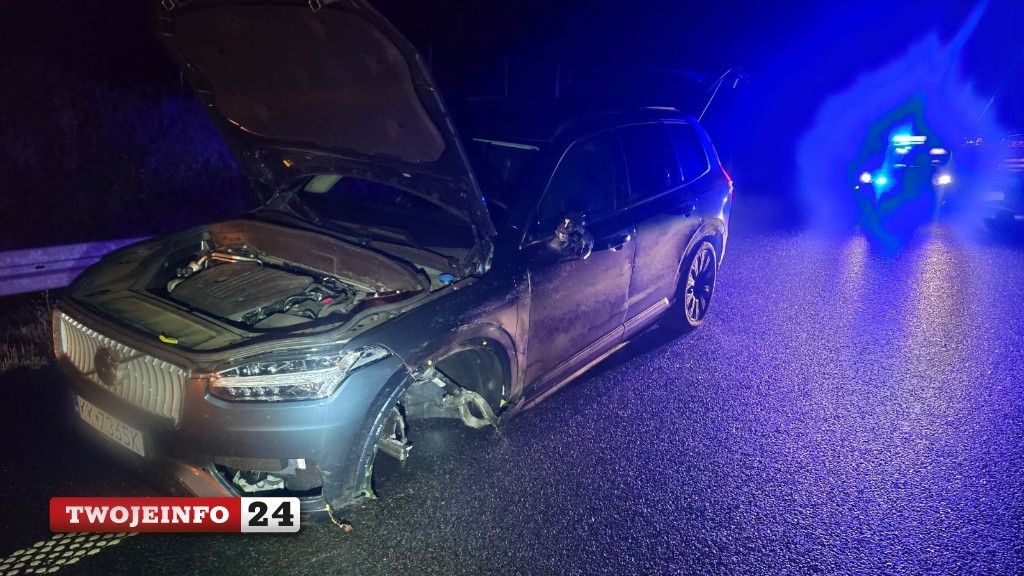 Wypadek na S6 węzeł Wicimice. Droga zablokowana.