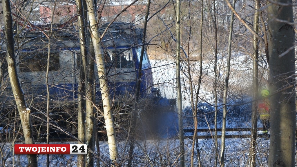 Łobez. Incydent na torach