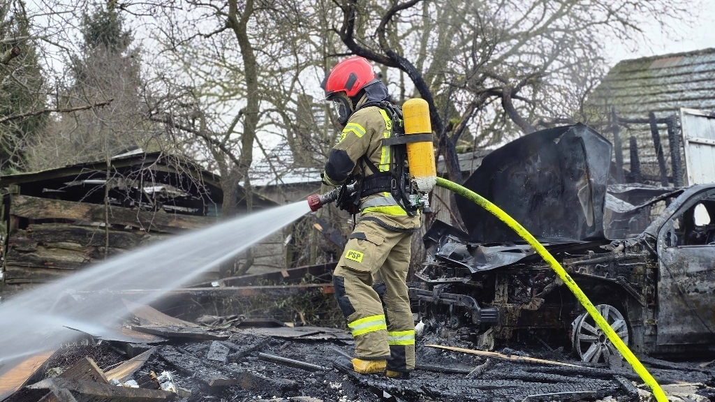 Cztery nocne interwencje strażaków w powiecie łobeskim