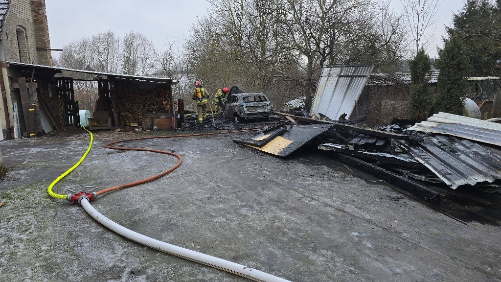 Cztery nocne interwencje strażaków w powiecie łobeskim