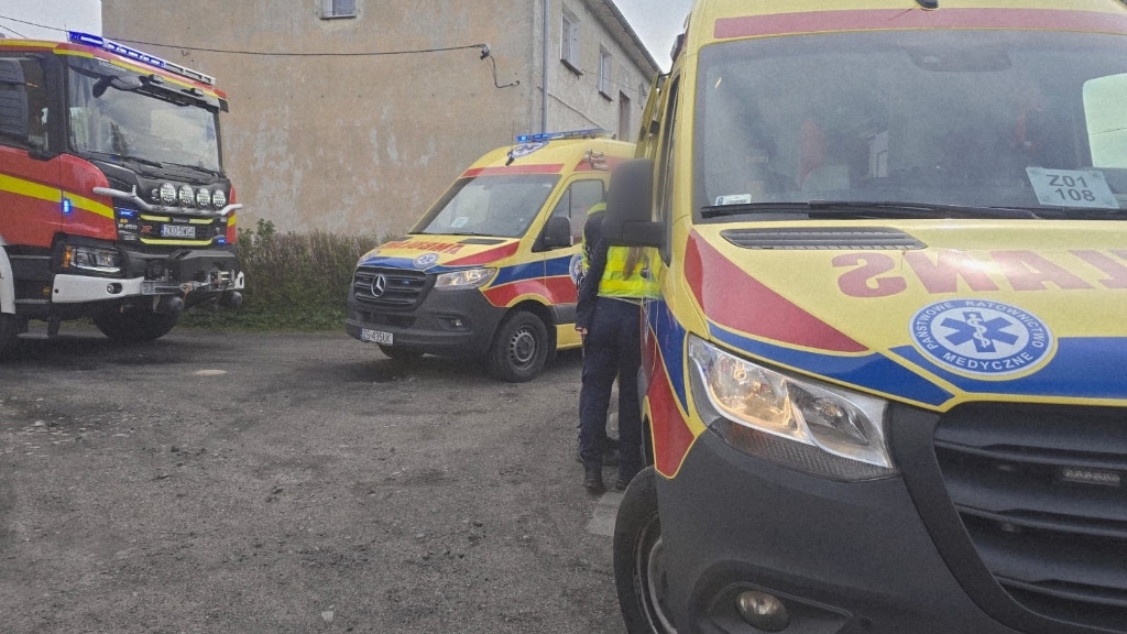 Pożar mieszkania. Dwie osoby poszkodowane