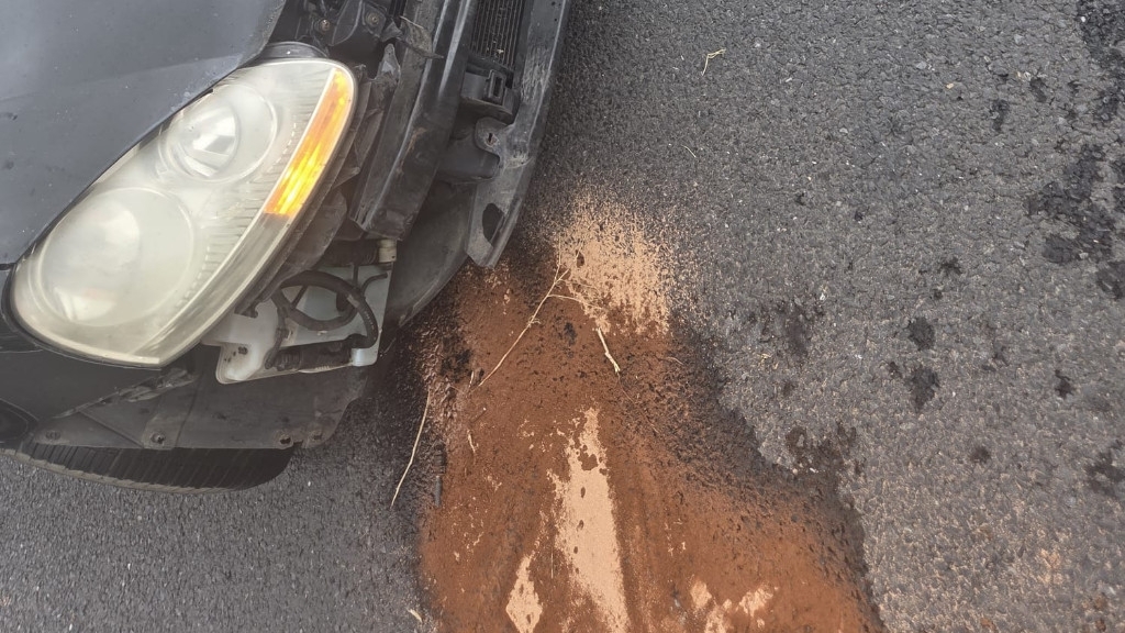Kolizja na zjeździe z A6/S3 do Szczecina – zablokowane dwa pasy, tworzy się korek