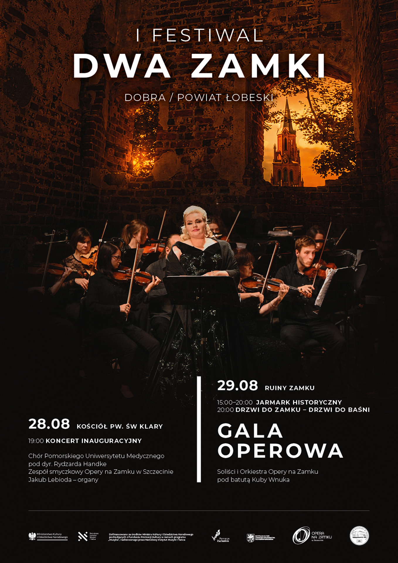 Dobra. Festiwal Dwa Zamki - plakat