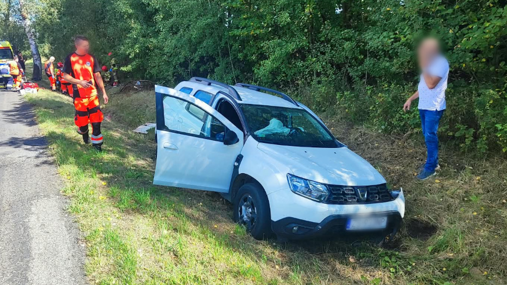 Poważny wypadek pod Dobrą