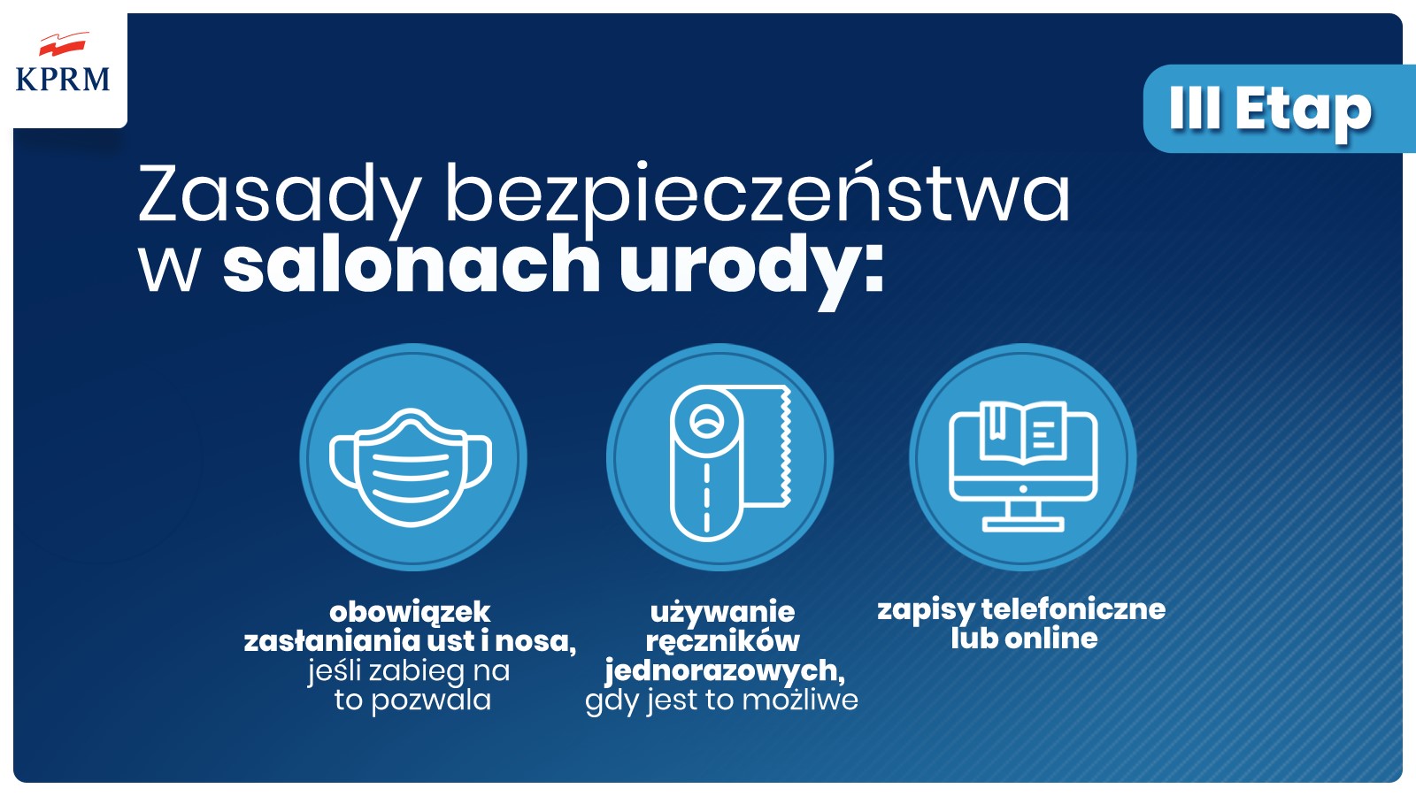 Od 18 maja otwarte salony fryzjerskie, kosmetyczne i ogródki restauracyjne.