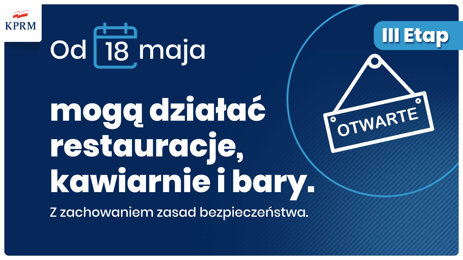 Od 18 maja otwarte salony fryzjerskie, kosmetyczne i ogródki restauracyjne.